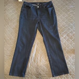 Charter Club Blue Jeans, Lexington Straight Leg. Size 14S